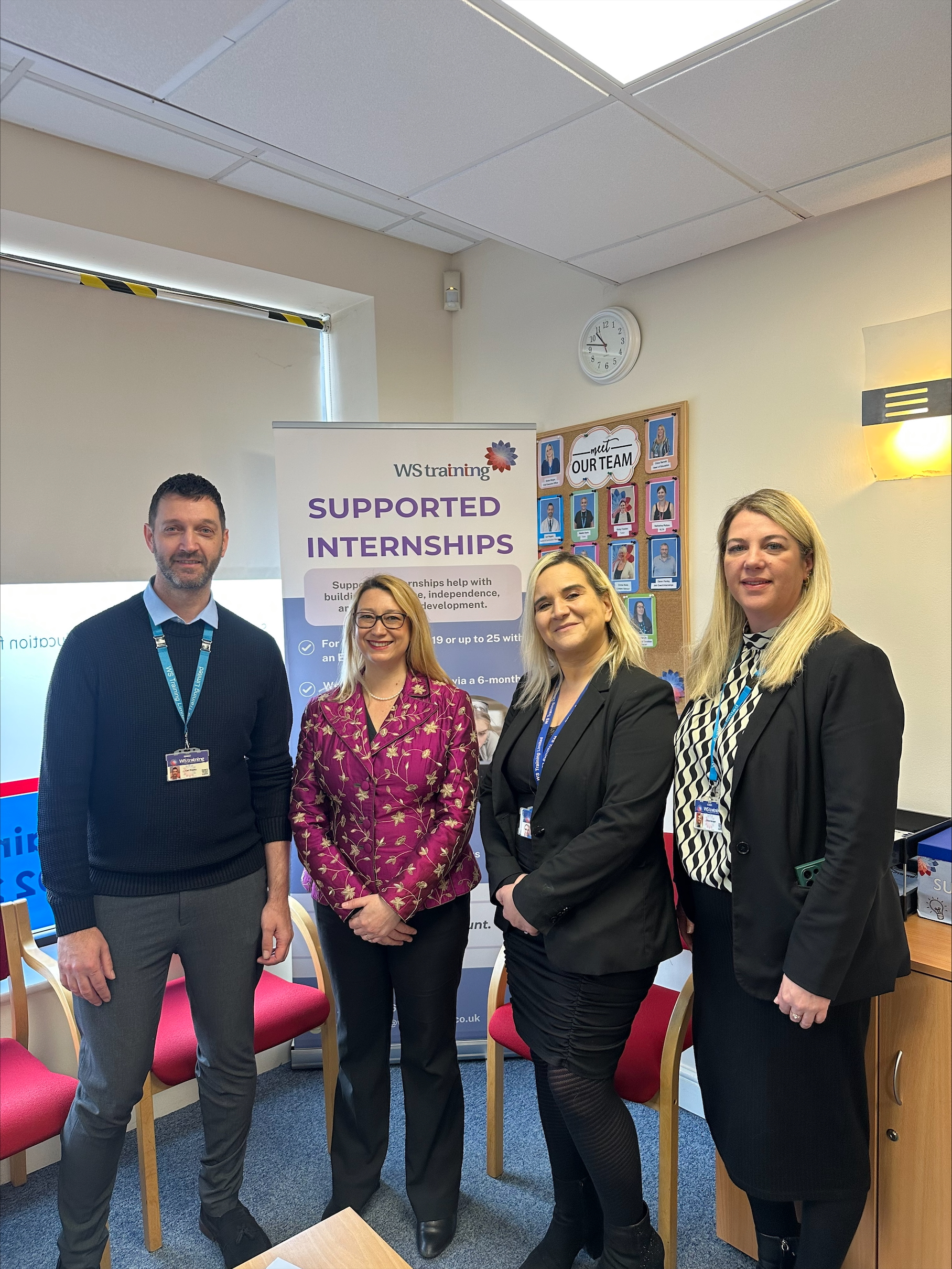 Jess Asato, Lowestoft MP visited WS Training Lowestoft Supported Learning Centre